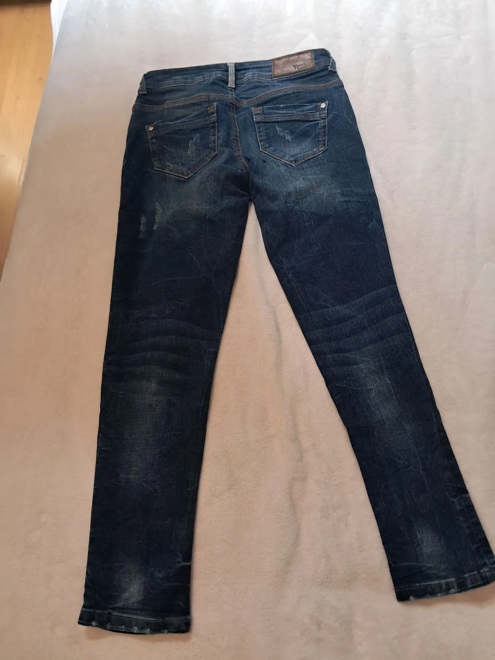 Lot de 4 jeans craqués différentes marques. Taille S – photo 6